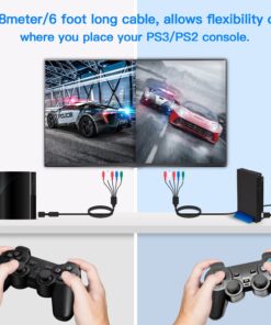 Gam3Gear Component AV Audio Video Cable for PS3 PS2 9 71T6m0NXvCL