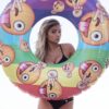 Flonuts Inflatable 48" Donut Tube Pool Float Emoji 38 71T76DpAfGL