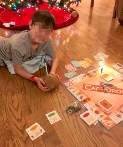 Late for the Sky CAT-opoly Board Game White, Large 41 71T7vmbvXNL