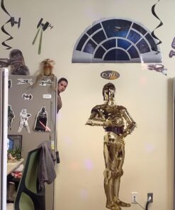 RoomMates RMK1591GM Star Wars Classic C-3PO Peel and Stick Giant Wall Decal 13 71T8LxPiDoL