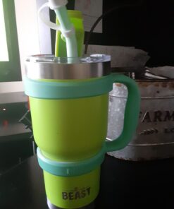 F-32 Handle - 19 COLORS - 30oz Size - Compatible with 30 oz YETI and 30 oz. OZARK TRAIL Tumbler Travel Mug (30OZ, SEAFOAM GREEN) 30ozSeafoam Green / Groovy Green 30.0 ounces 34 71T8Yw3Oh0L