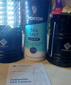 Etekcity Lantern Camping Essentials Lights, Led Lantern for Power Outages, Tent Lights for Emergency, Hurricane, Battery Powered Flashlight, Survival Kits, Operated Lamp, 2 Pack, Black 50 71T9oHgG8pL