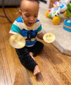 Melissa & Doug Band-in-a-Box Clap! Clang! Tap! - 10-Piece Musical Instrument Set - Kids Musical Instruments, Wooden Percussion Instruments For Toddlers And Kids Ages 3+ English Only 35 71TA5RbG6L