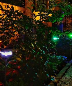 Solar Garden Lights - 3 Pack Solar Stake Light, Color Changing Solar Powered Decorative Landscape Lighting Hummingbird Butterfly Dragonfly for Outdoor Path, Yard, Lawn, Lawn, Halloween, Christmas 40 71TAwRmXJCL