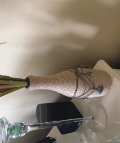 KINGLAKE Natural Thick Strong Jute Rope 66 Feet 5mm 3 Ply Hemp Rope Cord for Arts Crafts DIY Decoration Gift Wrapping 5mmx66 ft Brown 36 71TBMu4IoL