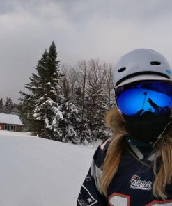 ZIONOR X4 Ski Goggles Magnetic Lens - Snowboard Snow Goggles for Men Women Adult A0 Vlt 13.67% Blue Lens Blue Frame 89 71TBy9kTVTL