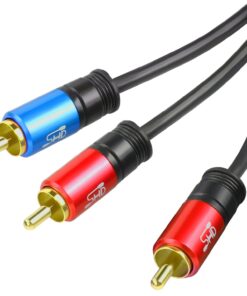 SHD RCA to 2RCA Subwoofer Cable Audio Cable 2RCA to 1RCA Bi-Directional RCA Y Adapter Premium Sound Quality Dual Shielded with Gold Plated Connectors-10Feet 10Feet 12 71TCCasGdhL