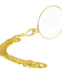 Alternative view of SE 5.5x Magnifier Pendant with 36" Gold Chain Necklace - MG2015G