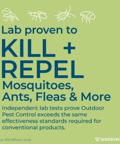 Wondercide - EcoTreat Ready-to-Use Outdoor Pest Control Spray with Natural Essential Oils - Mosquito, Ant, Insect Repellent, Treatment, and Killer - Plant-Based - Safe for Pets , Kids - 32 oz 17 71TCuvYVRAL