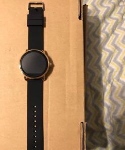 BARTON WATCH BANDS - Soft Silicone Quick Release Straps - Choose Color & Width - 16mm, 18mm, 20mm, 22mm, 24mm - Silky Soft Rubber Watch Bands Black 44 71TCzMXRl0L