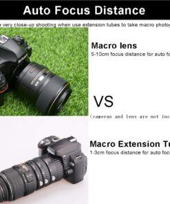 Mcoplus Extnp Auto Focus Macro Extension Tube Set for Nikon AF AF-S DX FX SLR Cameras 38 71TDZyhxQDL