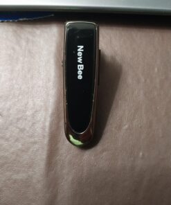 New bee Bluetooth Earpiece V5.0 Wireless Handsfree Headset with Microphone 24 Hrs Driving Headset 60 Days Standby Time for iPhone Android Samsung Laptop Trucker Driver (Black) Black 33 71TE uxUXWL