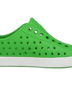Native Shoes - Jefferson, Kids Shoe Toddler (1-4 Years) 2 Toddler Grasshopper Green/Shell White 12 71TE7dsw2aL