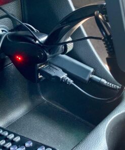 ChargerCity Dual USB Sirius XM Satellite Radio Car Truck Lighter Socket Mount w/Tilt Adjust & PowerConnect Cable Adapter for Onyx Plus EZR EZ Lynx Stratus Starmate Xpress (Vehicle Dock NOT Included) 35 71TEG65QeVL