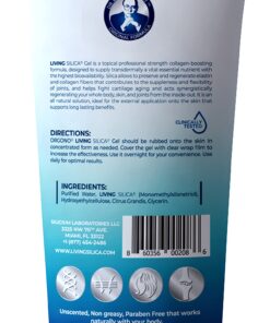 Living Silica Collagen Booster Gel | Supplement for Skin Application and Dermal Absorption | Clinically Proven | Promotes Hydration and Collagen Regeneration for Joint and Skin Health 9 71TEGHTxiS