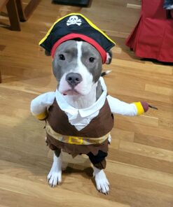 NACOCO Pet Dog Costume Pirates of The Caribbean Style (Large) L Brown 30 71TF6mhUb7L