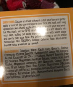 TOULON Kaolin Clay Mask for Face with White Kaolin Mineral Clay. Soft Pure Healing Mask with Minerals to Reduce Wrinkles and Blackheads & Detox Skin - Improve Complexion for Women or Men 54 71TF8FoIT8L 1