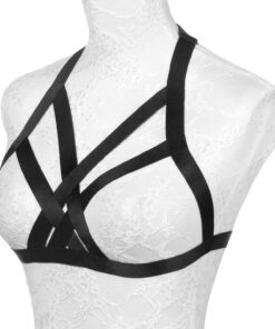 JELINDA Women Harness Bra Punk Chest Lingerie Bra Gothic Corset for Holiday Cosplay Honeymoon Dating Anniversary Party Halloween 18 71TFAcIwqKL