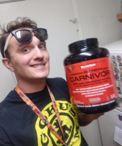 MuscleMeds, Carnivor Beef Protein Isolate Powder 56 Servings, Chocolate, 72 Ounce,4.19 Pound (Pack of 1),002542 56 Servings (Pack of 1) 34 71TFHUOTUyL