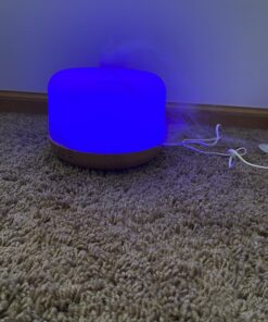 ASAKUKI 500ml Premium, Essential Oil Diffuser with Remote Control, 5 in 1 Ultrasonic Aromatherapy Fragrant Oil Humidifier Vaporizer, Timer and Auto-Off Safety Switch A-yellow 34 71TG9fBLUQL