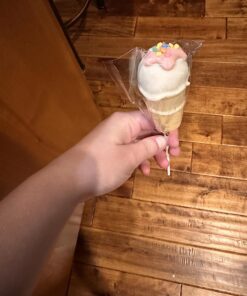 Joy Mini Cups Miniature Ice Cream Cones For Kids, Desserts, Cupcake Cones, Cake Pops 42 Count (1 Box/42 cones) 21 71TGYefYyL