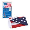 Annin Flagmakers American Flag All-Weather Nylon SolarGuard Nyl-Glo, 4 x 6 Feet (Model 2220) 4x6 ft 54 71TGx6MCcBL