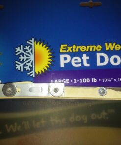 PetSafe Extreme Weather Energy Efficient Pet Door - 3 Flap System - For Large Dogs Up to 100 lb Plastic Frame 31 71TH9Tp8WNL