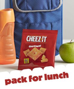Cheez-It Cheese Crackers, Baked Snack Crackers, Lunch Snacks, Original (40 Packs) 1 Ounce (Pack of 40) 28 71TL8RncxxL