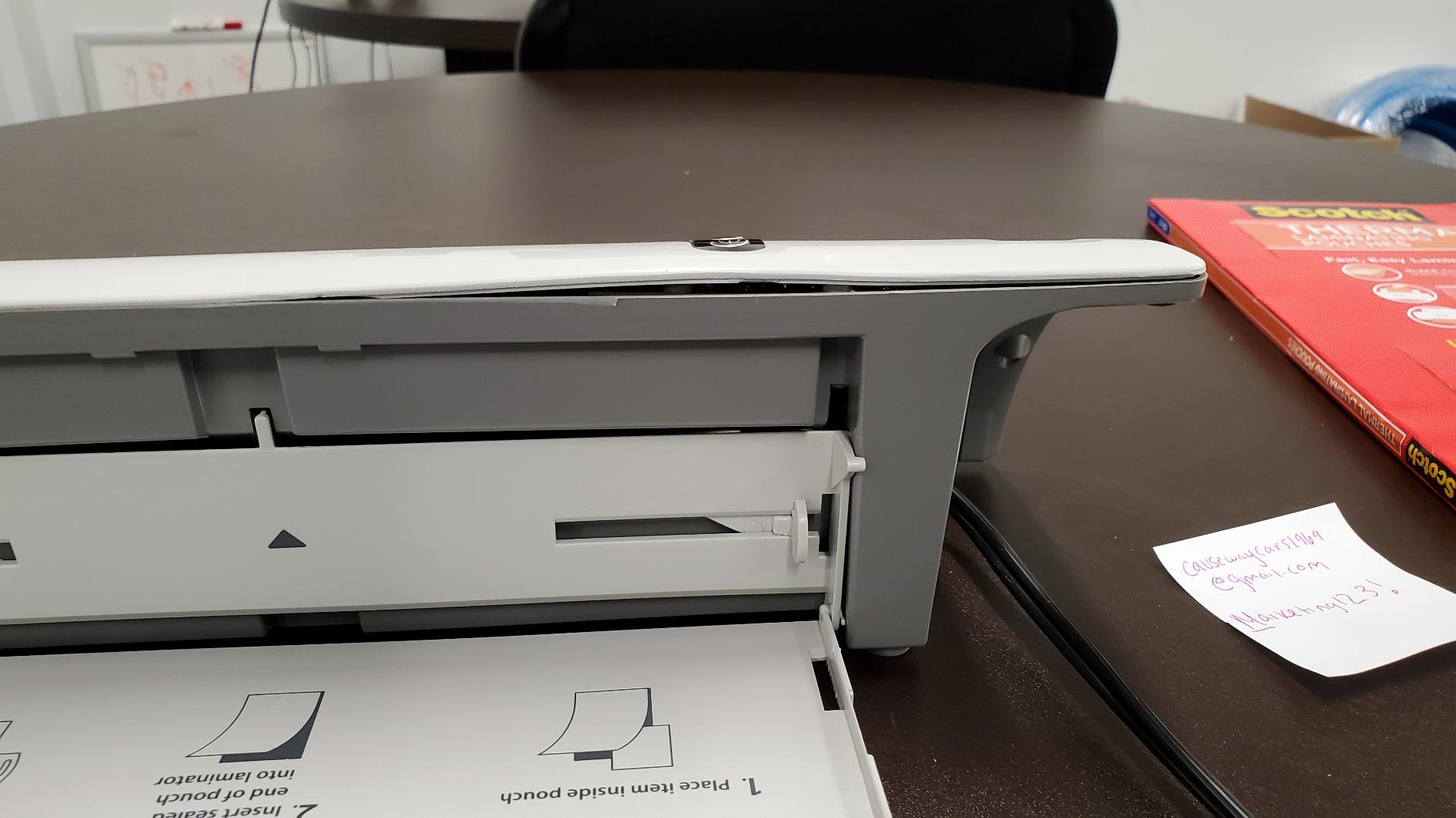 Scotch TL902VP Thermal Laminator, 1 Laminating Machine, White, Laminate Photos, Holiday Decor and Gift Tags, For Holiday, Office and School Supplies, 9 in. Laminator with 20 Pouches 19 Scotch TL902VP Thermal Laminator, 1 Laminating Machine, White, Laminate Photos, Holiday Decor and Gift Tags, For Holiday, Office and School Supplies, 9 in. Laminator with 20 Pouches - Image 19