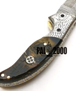 PAL 2000 KNIVES Damascus Folding Knife - Handmade Damascus Steel Knife - Damascus Pocket Knife (9150) 9150 14 71TNMbaI RL