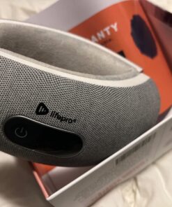 LifePro Eye Massager - Headache Relief Device - Smart Eye Massager for Migraines with Heat, Vibration and Bluetooth Music (Gray) Gray 24 71TNNCBdaXL