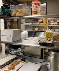 GRIDMANN NSF Stainless Steel Commercial 2 Tier Double Overshelf 48 in. x 12 in. for Kitchen Prep & Work Table 48 in Long x 12 in Deep 21 71TNRA8cKwL