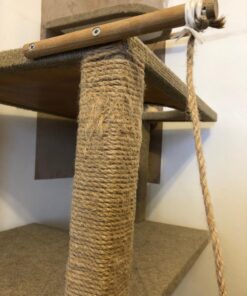 KINGLAKE Natural Thick Strong Jute Rope 66 Feet 5mm 3 Ply Hemp Rope Cord for Arts Crafts DIY Decoration Gift Wrapping 5mmx66 ft Brown 30 71TNhcrbswL