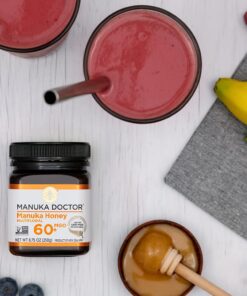 MANUKA DOCTOR - MGO 60+ Manuka Honey Multifloral, 100% Pure New Zealand Honey. Certified. Guaranteed. RAW. Non-GMO (8.75oz) Multifloral MGO 60 8.75 Ounce 26 71TOICCyamL