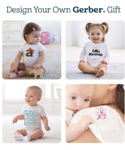 Gerber baby-girls 5-pack Solid Onesies Bodysuits 3-6 Months White 27 71TOVgwpzL