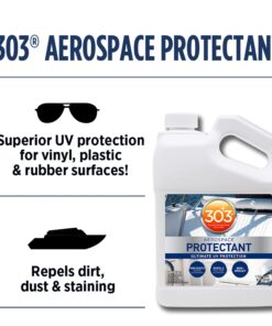 303 Products Marine Aerospace Protectant – UV Protection – Repels Dust, Dirt, & Staining – Smooth Matte Finish – Restores Like-New Appearance – 128 Fl. Oz. (30370) 23 71TOrb TLjS