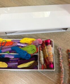 Loopdedoo DIY Kids Bracelet Maker Kit - Make Bracelets in Minutes for Birthdays, Friendship Day, Christmas Gifts - Award Winning Craft Kit for Ages 8 & Up New Loopdedoo + 18 Skeins of Thread 24 71TPlrcyraL