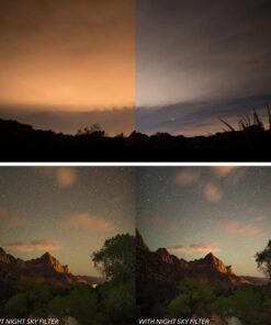 67mm Night Sky Light Pollution Reduction Filter for Camera Lenses with MRC16, Nanotec Coatings, Ultra-Slim, Traction Frame, Weather-Sealed by Breakthrough Photography 67mm Circular 12 71TPv3aglOL