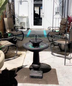 SmartSolar 24260RM1 Chatsworth 2-Tier Solar-On-Demand Fountain, Oiled Bronze Finish, with Patented Underwater Integral Solar Pump and Pump System 15 71TQ5pd4BYL