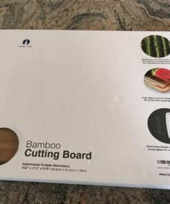 Bamboo Cutting Board - Wood Chopping Board with Juice Groove, Charcuterie Board, Serving Platter Cheese Board, Bread Board, Turkey Meat Cutting Board for Kitchen 49 71TQKG zwFL