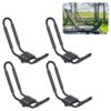 ECOTRIC Kayak Roof Rack J-Bar Rack HD Universal Kayak Carrier Holder Canoe Boat Surf Ski Board Roof Top Mounted on Crossbar for Car SUV Truck Set of 4 39 71TQdoeyZQL