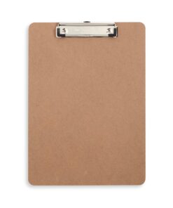 12 Hardboard Clipboards, Low Profile Clip, Designed for Classroom and Office Use, 12 Clipboards 6 71TQedkqF8L