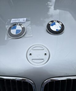 BMW (1987-2010) front Hood engine lid OR Trunk lid EMBLEM badge oem for e30 e32 e34 e36.7 e36 e38 e60 e61 e85 f01 f02 f07 20 71TQefG20L