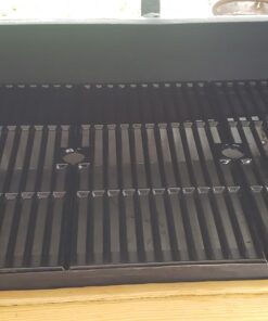 BBQMall 16 7/8" Porcelain Enameled Cast Iron Grill Cooking Grates for Charbroil 463440109, 463432215, 463436213, 463436215, 463420508, 463420509 463420511 463461613 Gas Grills Grates Replacement Parts 14 71TTM9fKbLL