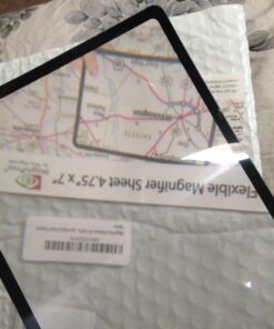 MagniPros Premium 3X (300%) Page Magnifying Lens with 3 Bonus Bookmark Magnifiers for Reading Small Prints, Low Vision Aids & Solar Projects 46 71TTuFlGnXL