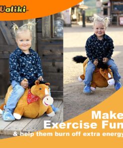 WALIKI Bouncy Horse Hopper | Inflatable Hopping Horse for Kids | Jumping Horse (Bouncy Horse) 34 71TVLQITgBL