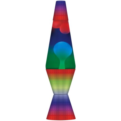 Lava the Original Colormax Lamp with Rainbow Decal Base, 14.5"