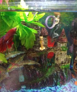 Marina Naturals Red Foreground Silk Plant – Fish Tank Decoration Mimics Live Aquarium Plants Red Small 25 71TXVu9bJUL