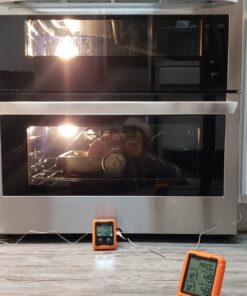 Yunbaoit Wireless Meat Thermometer, Digital Remote Food Cooking Meat Thermometer for BBQ Grill Smoker Oven Kitchen,500 FT Range&Dual Probes 49 71TYLM2lGyL