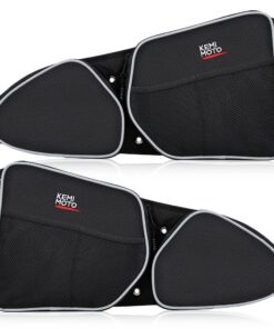 KEMIMOTO Side Door Bags Compatible with RZR, UTV Front Door with Knee Pad, Driver and Passenger Side Storage Bag Set Compatible with Polaris RZR XP 1000, 4 1000, Turbo, S900 2014-2019 2PCS 26 71TZC22wYpL